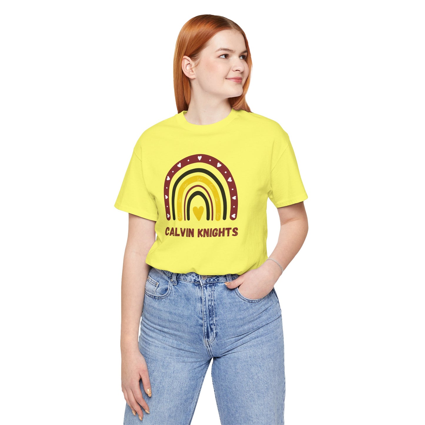 Calvin College Knights Rainbow Tshirt