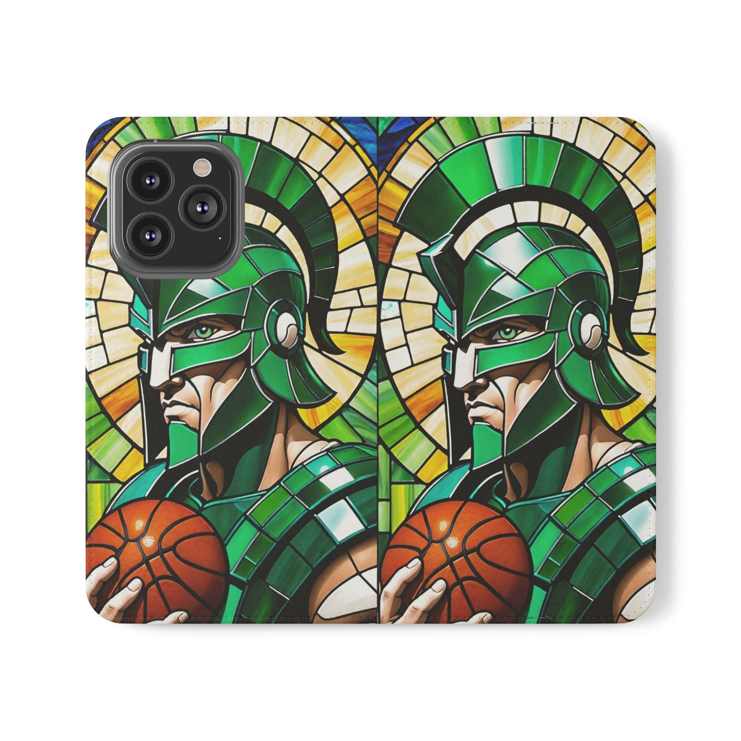 Spartan Basketball Flip Cases for Iphones and Samsung Galaxy Phones