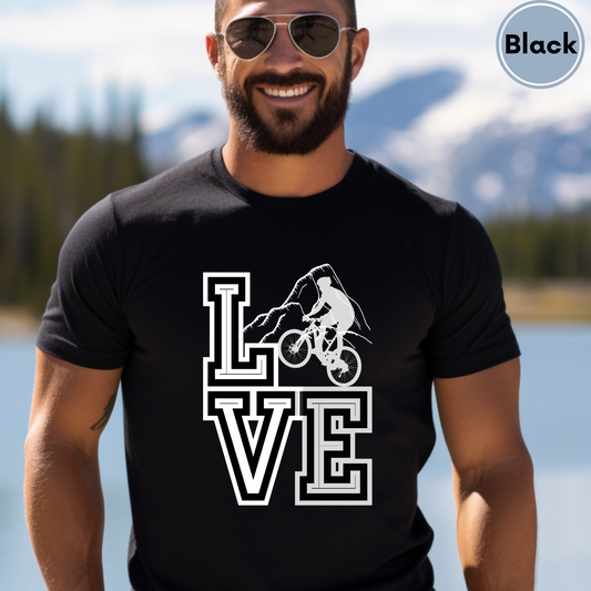 Love Mountain Biking tshirt