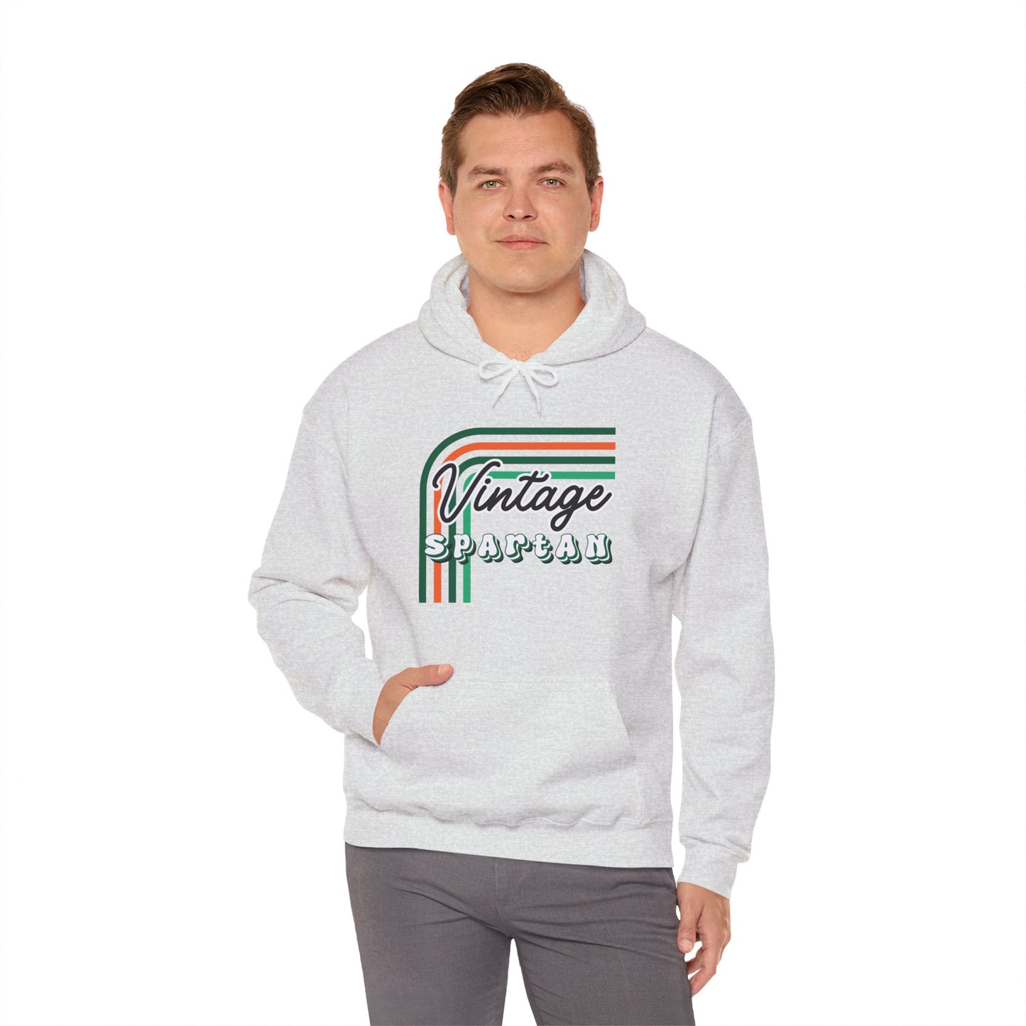 Spartan Vintage Long Sleeve Hoodie