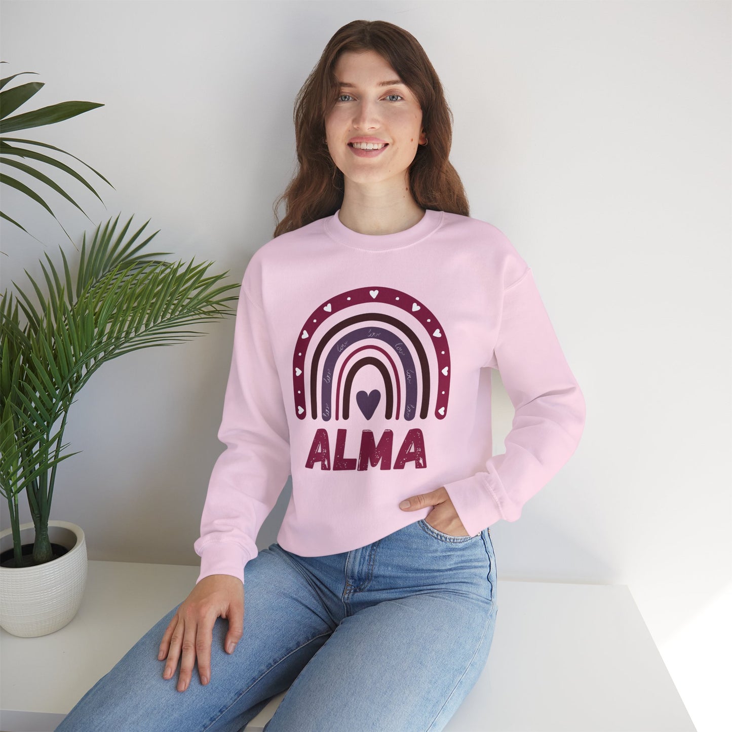 Alma College Rainbow Sweatshirt