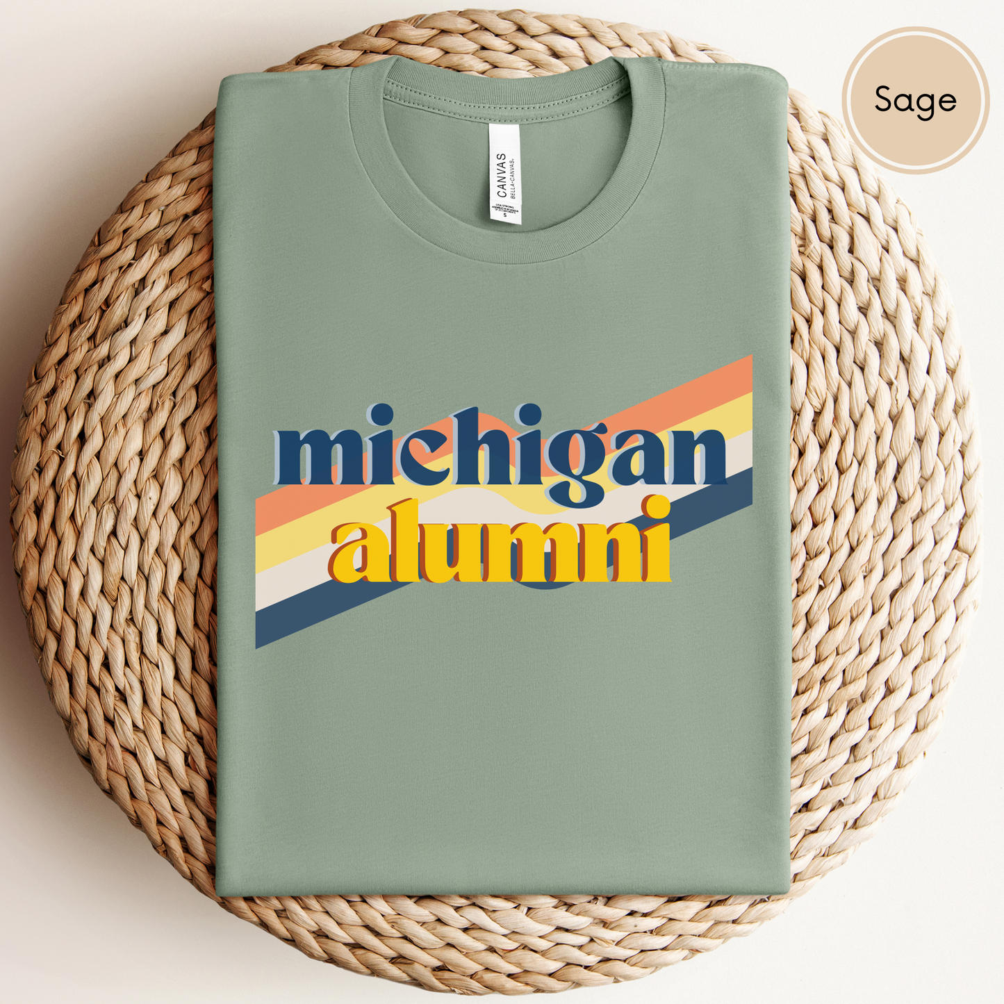 Michigan Alumni Vintage Tshirt