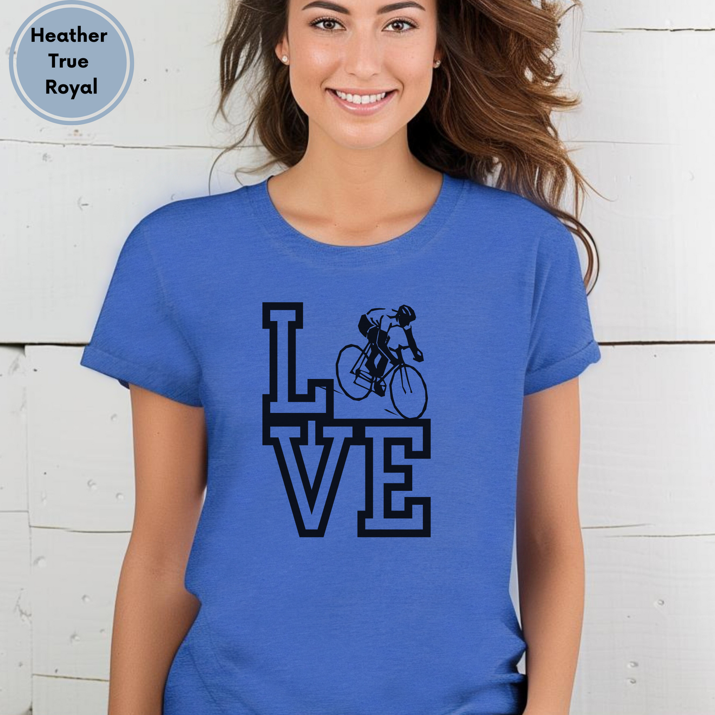 Love Road Cycling Road Biking tshirt