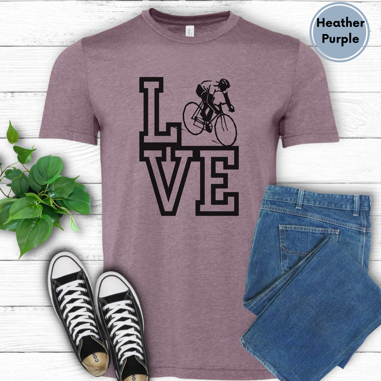 Love Road Cycling Road Biking tshirt