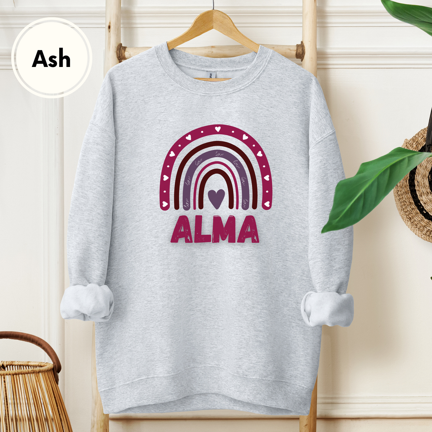 Alma College Rainbow Sweatshirt