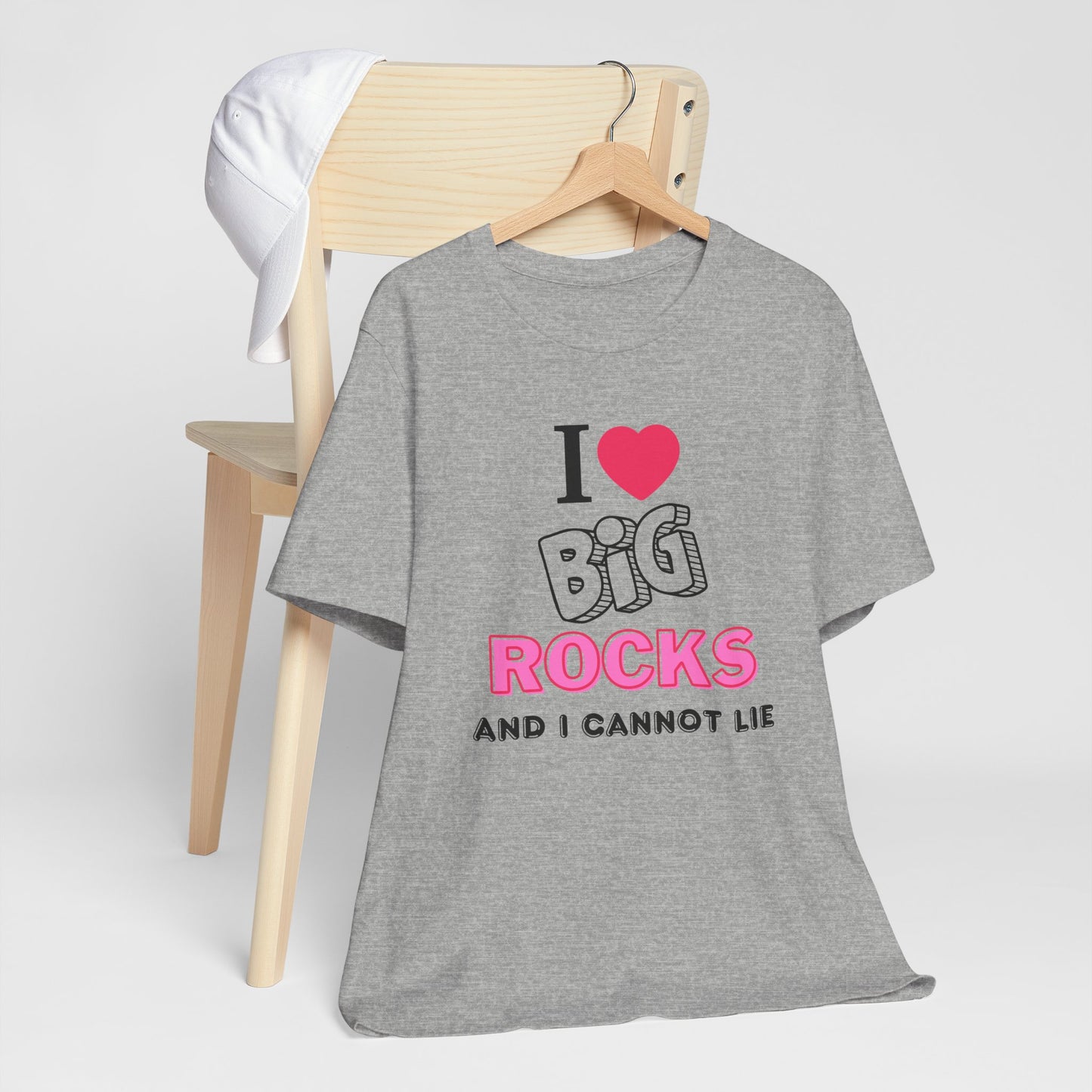 I Love Big Rocks Unisex Rock Tshirt