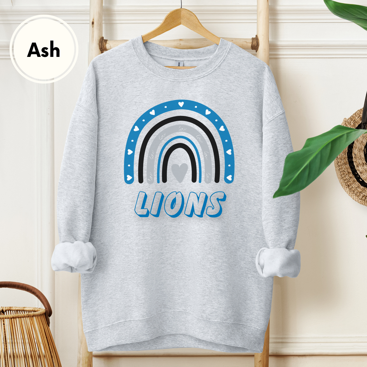 Detroit Lions Rainbow Sweatshirt