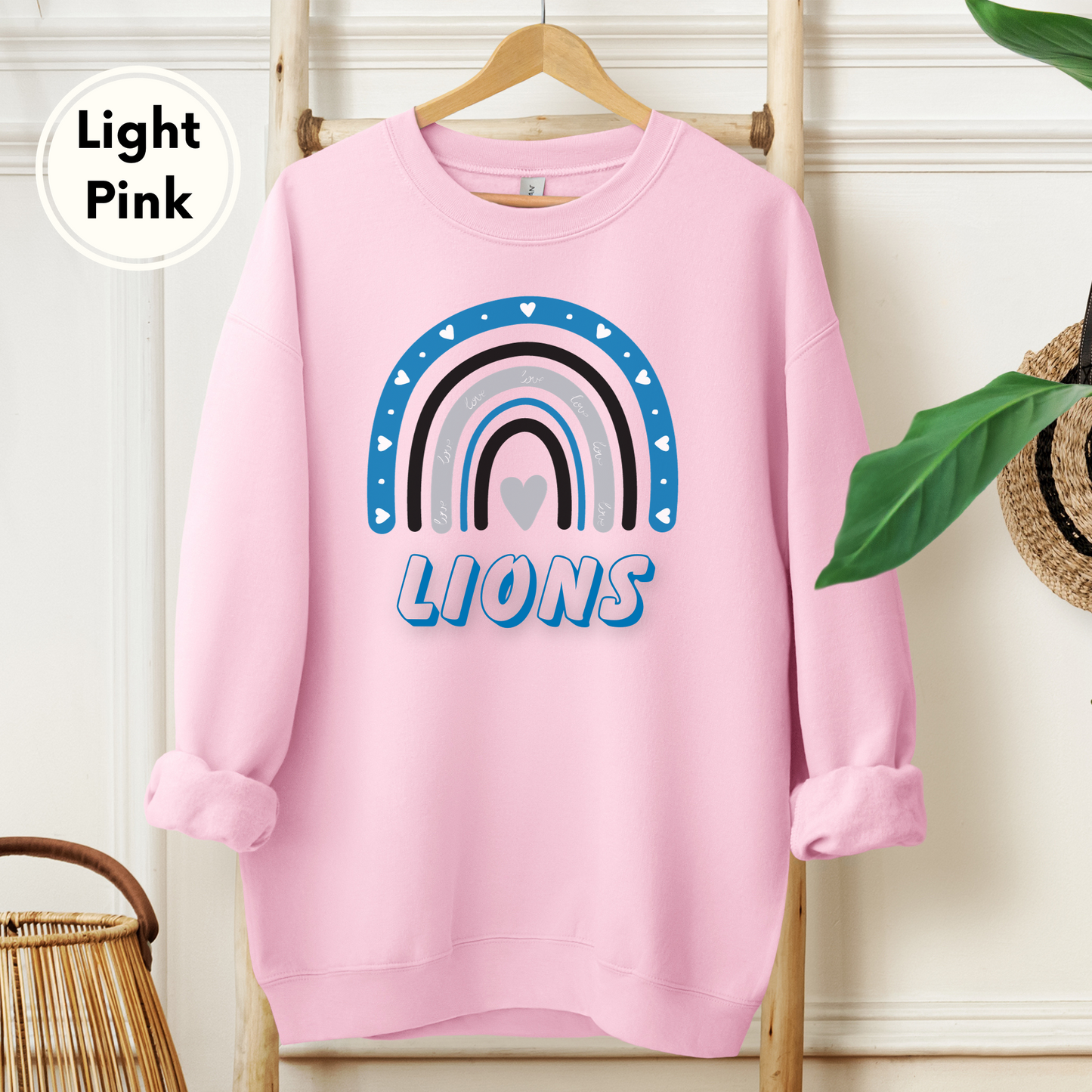 Detroit Lions Rainbow Sweatshirt