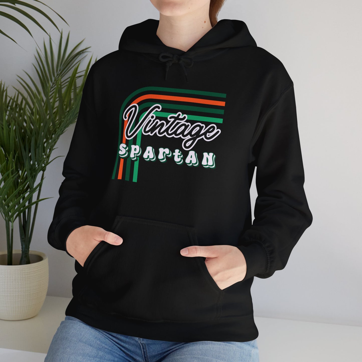 Spartan Vintage Long Sleeve Hoodie