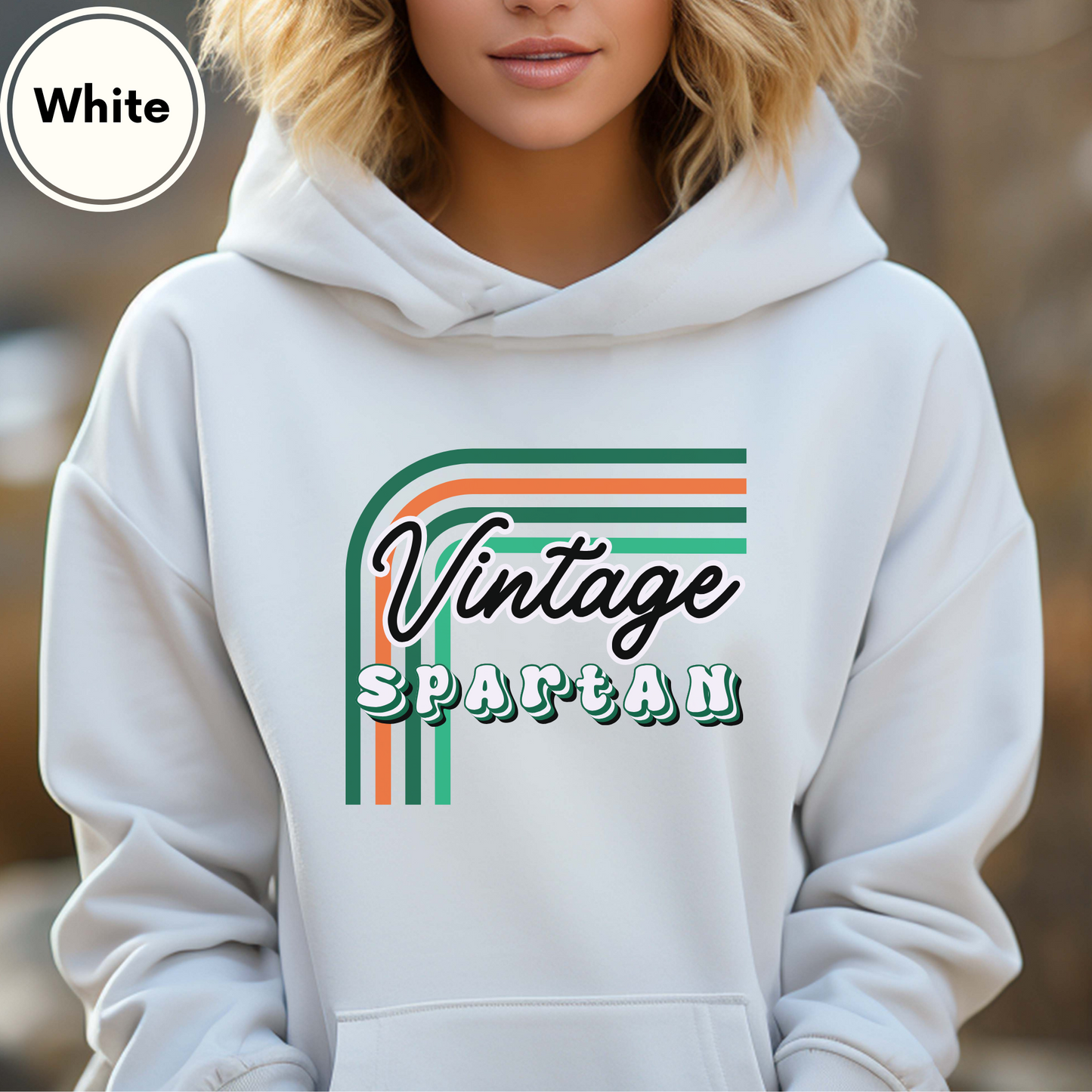 Spartan Vintage Long Sleeve Hoodie