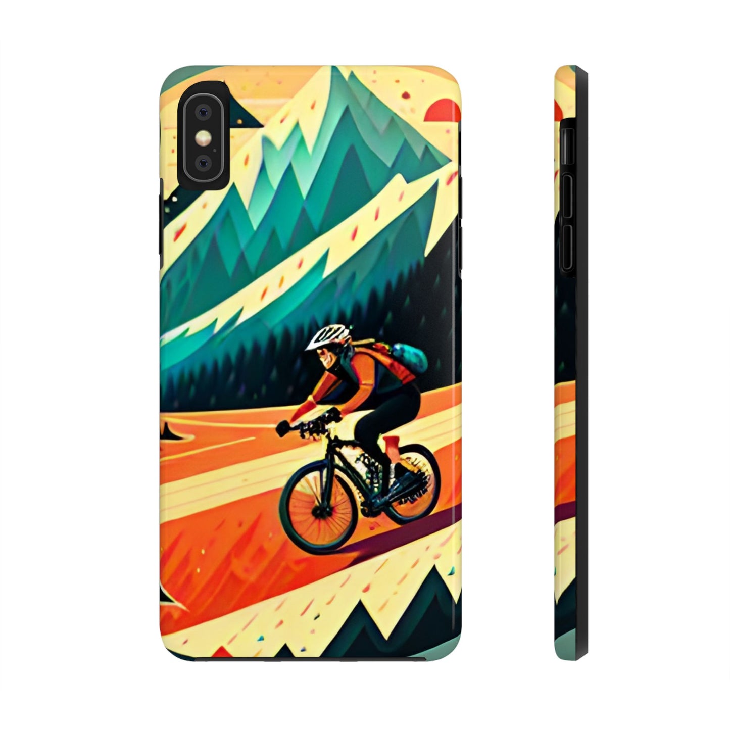 Mountain Biking Cycling Tough iPhone Phone Cases