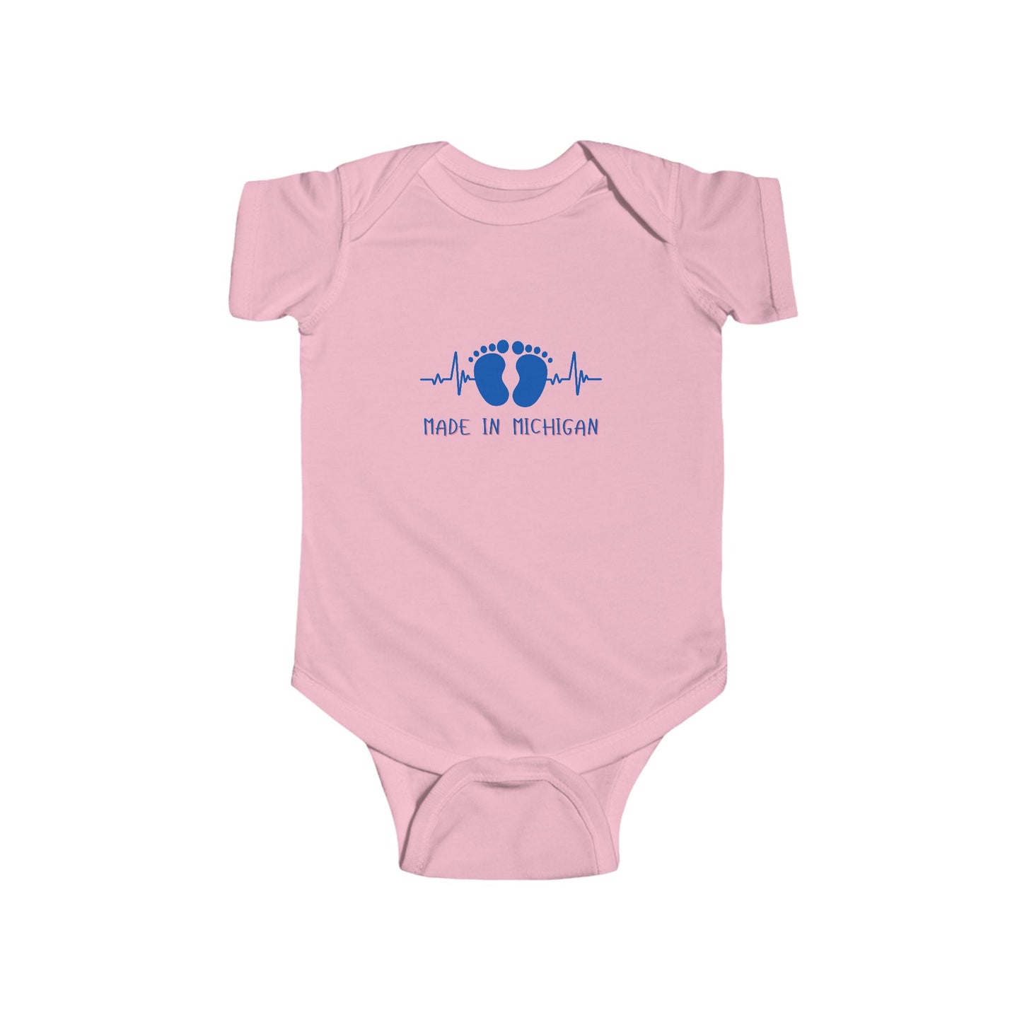 Made in Michigan Heartbeat Infant Jersey Bodysuit