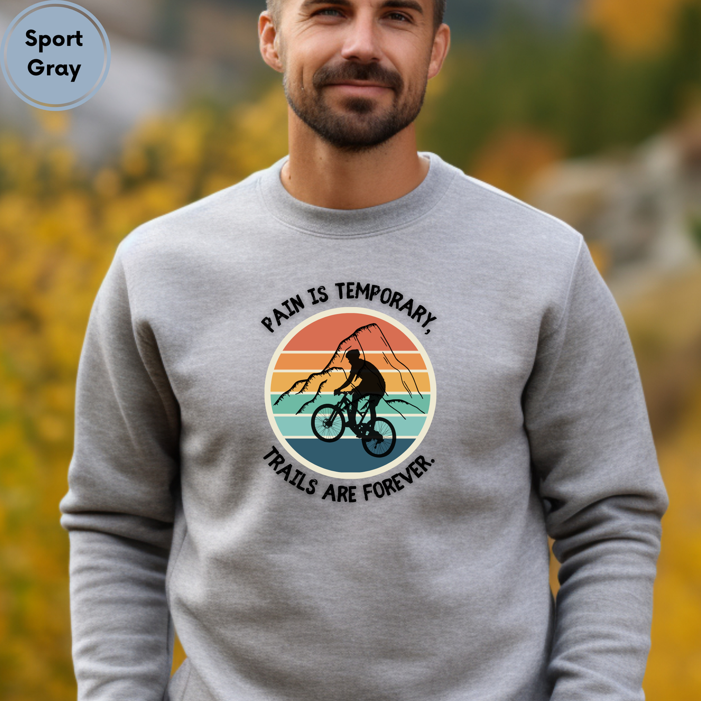 Michigan Trails are Forever Mountain Biking Unisex Sweatshirt