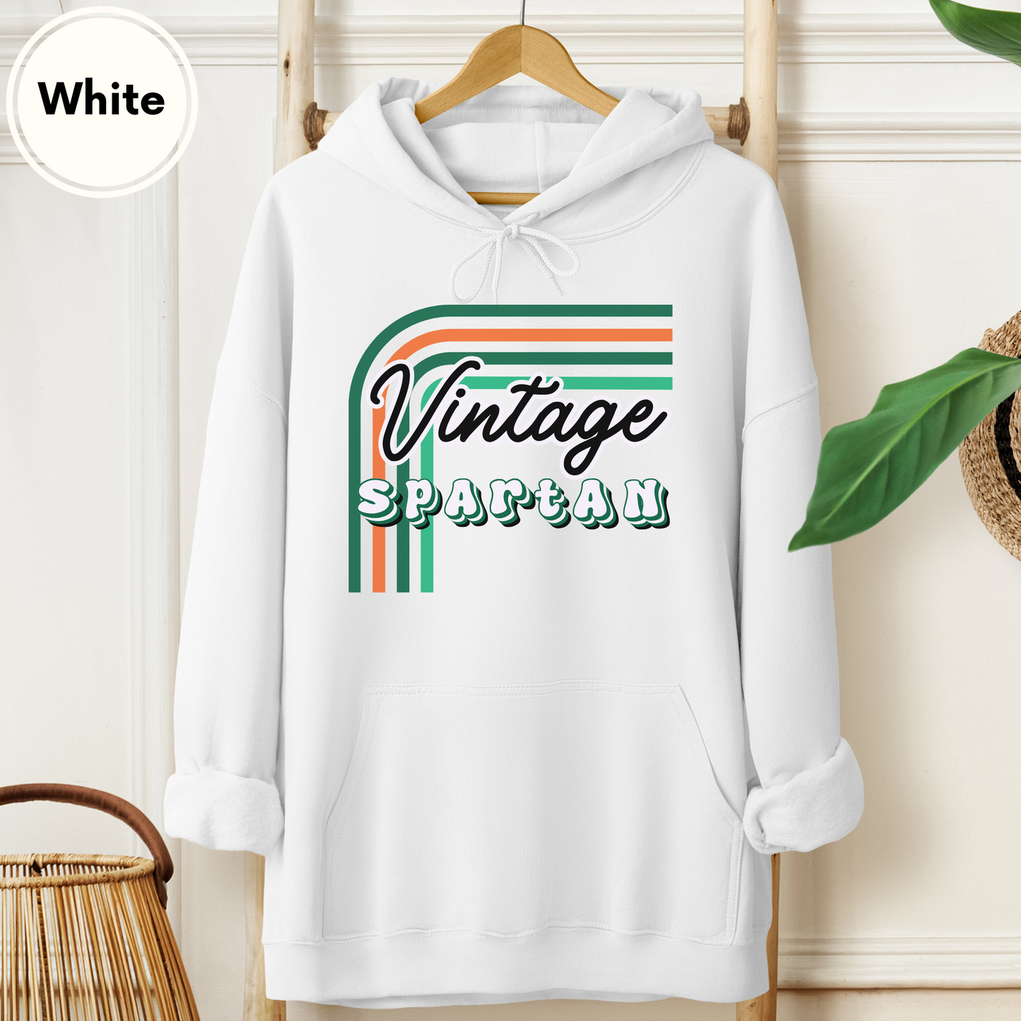 Spartan Vintage Long Sleeve Hoodie