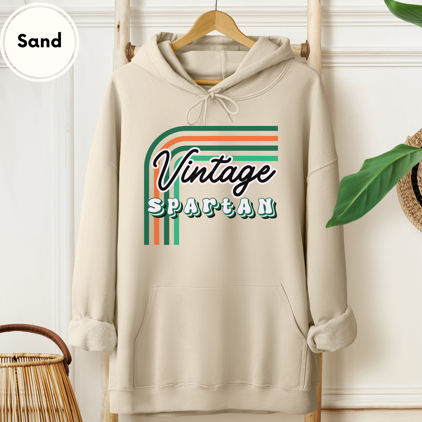 Spartan Vintage Long Sleeve Hoodie