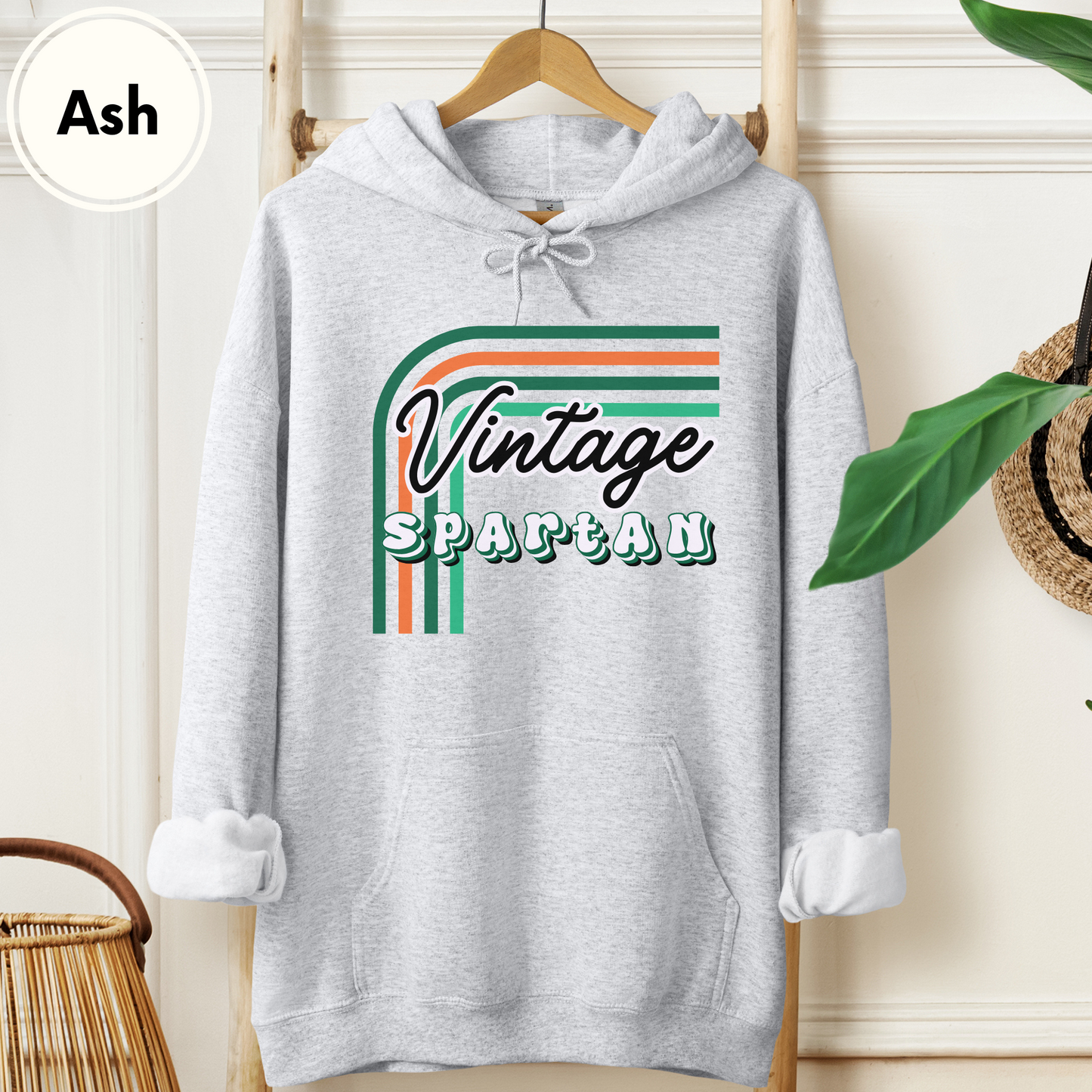 Spartan Vintage Long Sleeve Hoodie