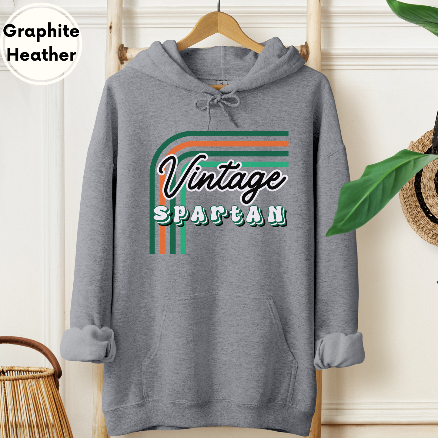 Spartan Vintage Long Sleeve Hoodie