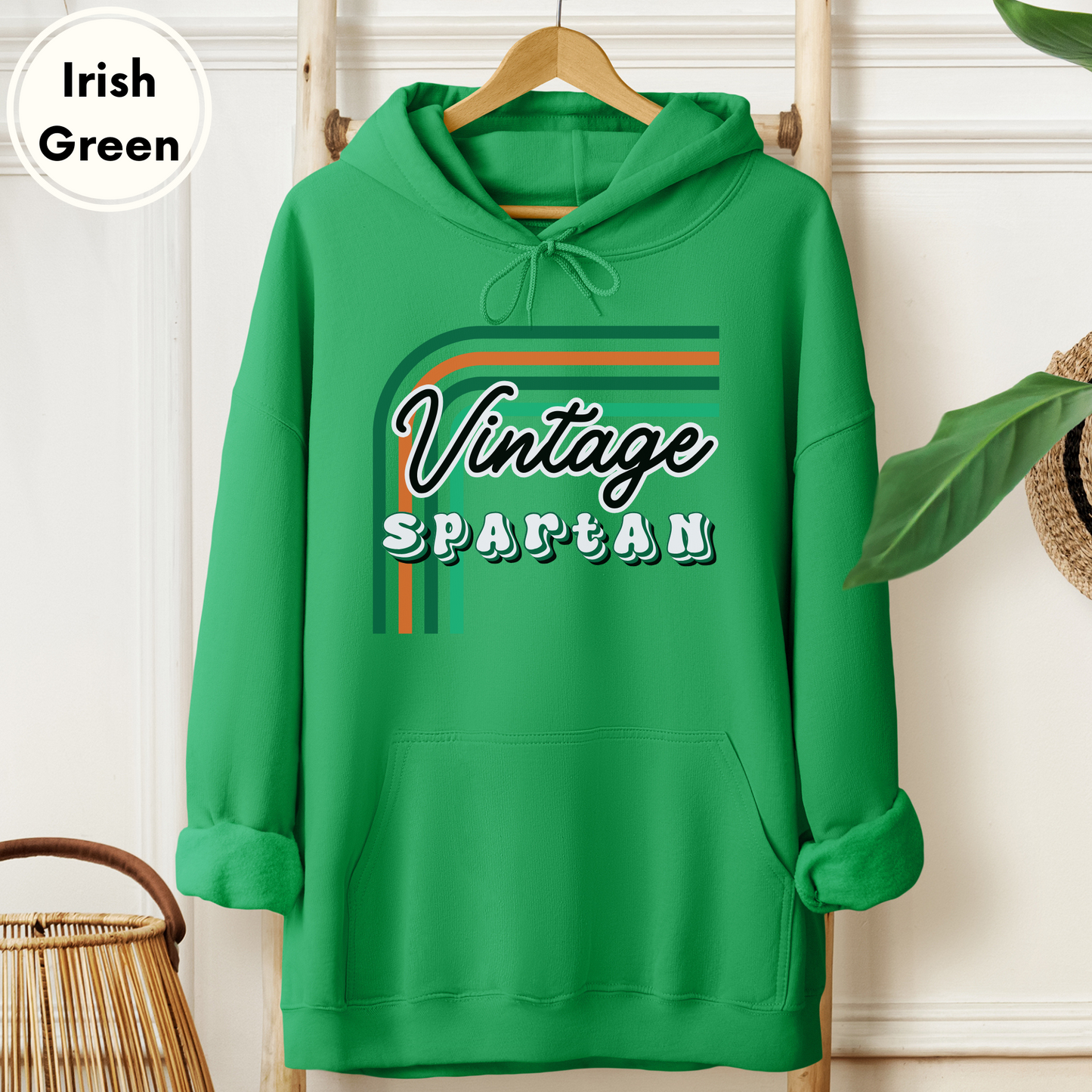 Spartan Vintage Long Sleeve Hoodie