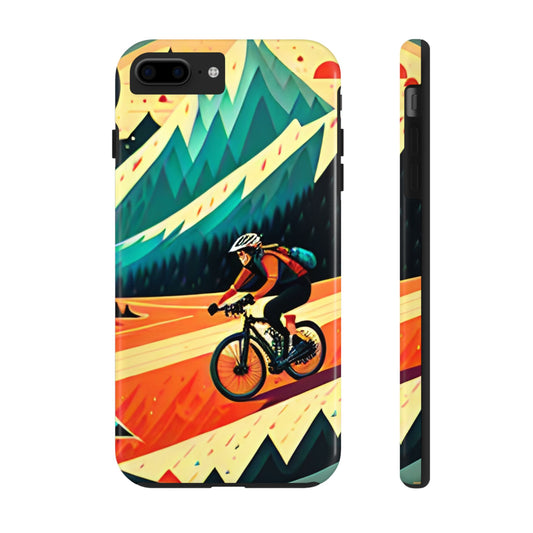 Mountain Biking Cycling Tough iPhone Phone Cases