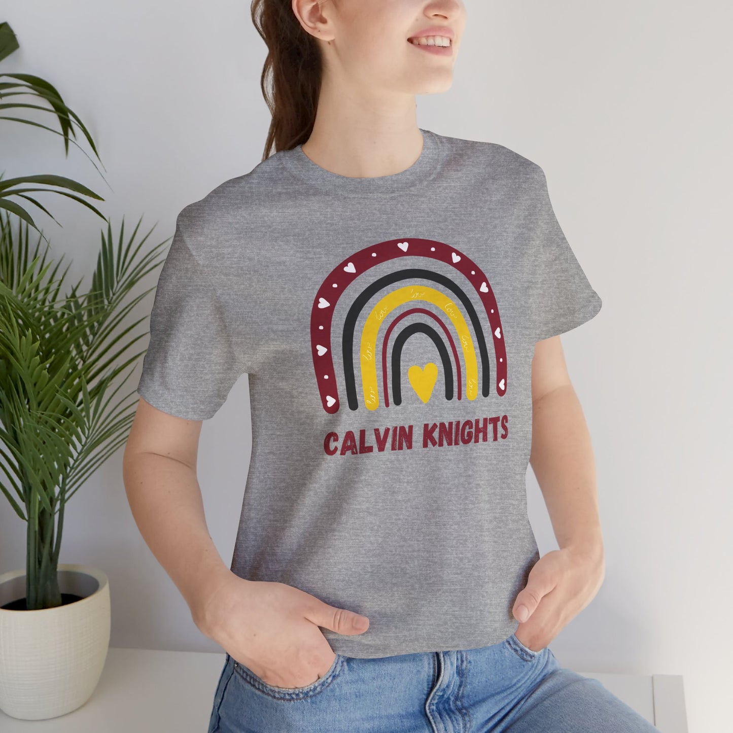 Calvin College Knights Rainbow Tshirt