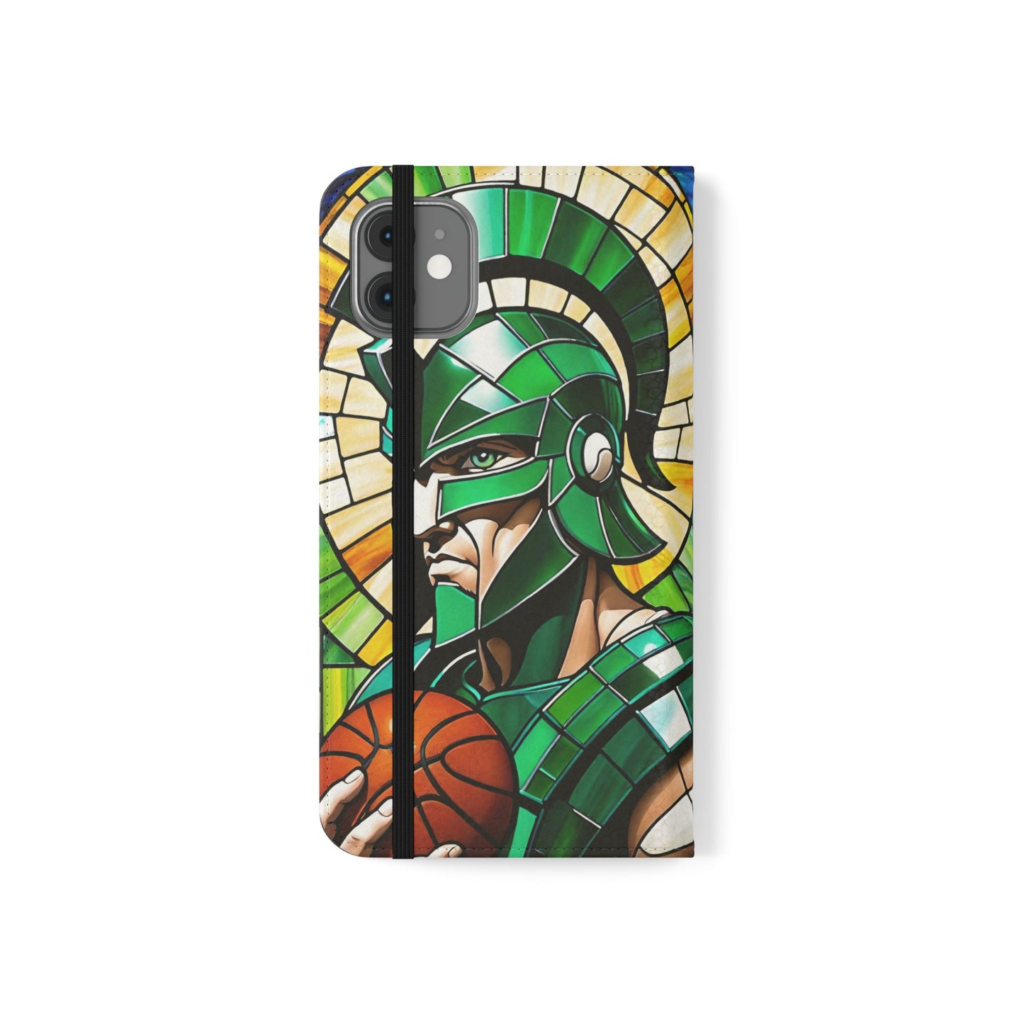 Spartan Basketball Flip Cases for Iphones and Samsung Galaxy Phones