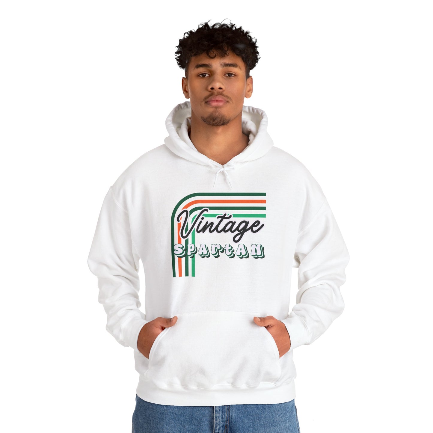 Spartan Vintage Long Sleeve Hoodie