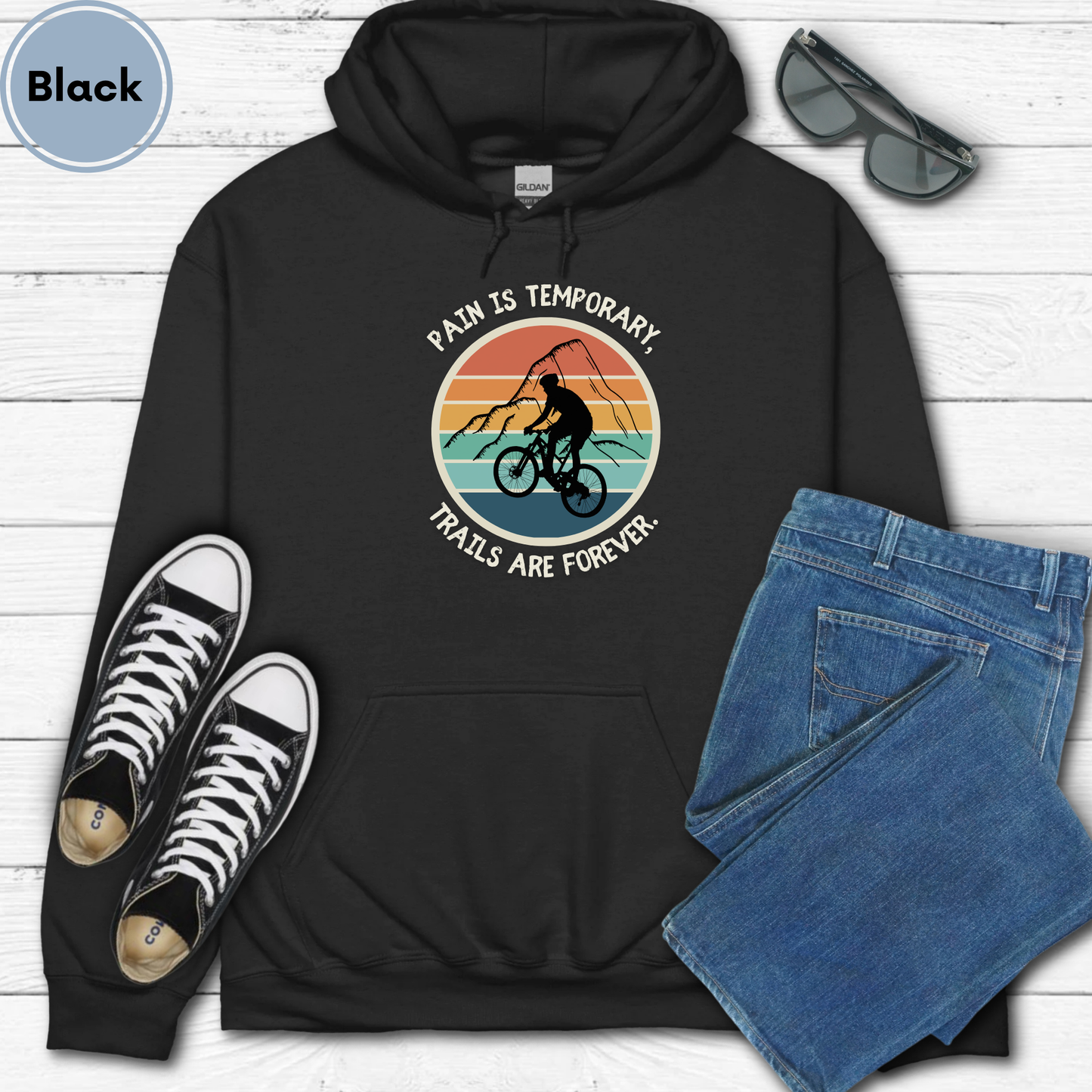 Michigan Mountain Biking Trails are Forever Unisex Hoodie