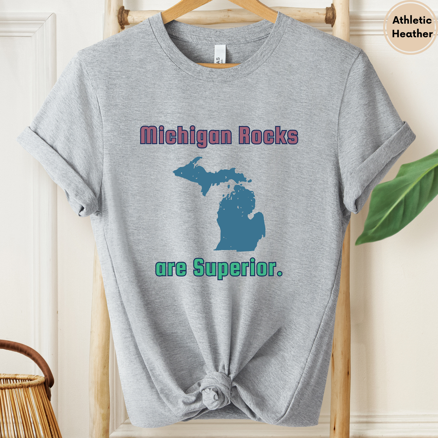 Michigan Rocks Superior Lake Unisex Shirt