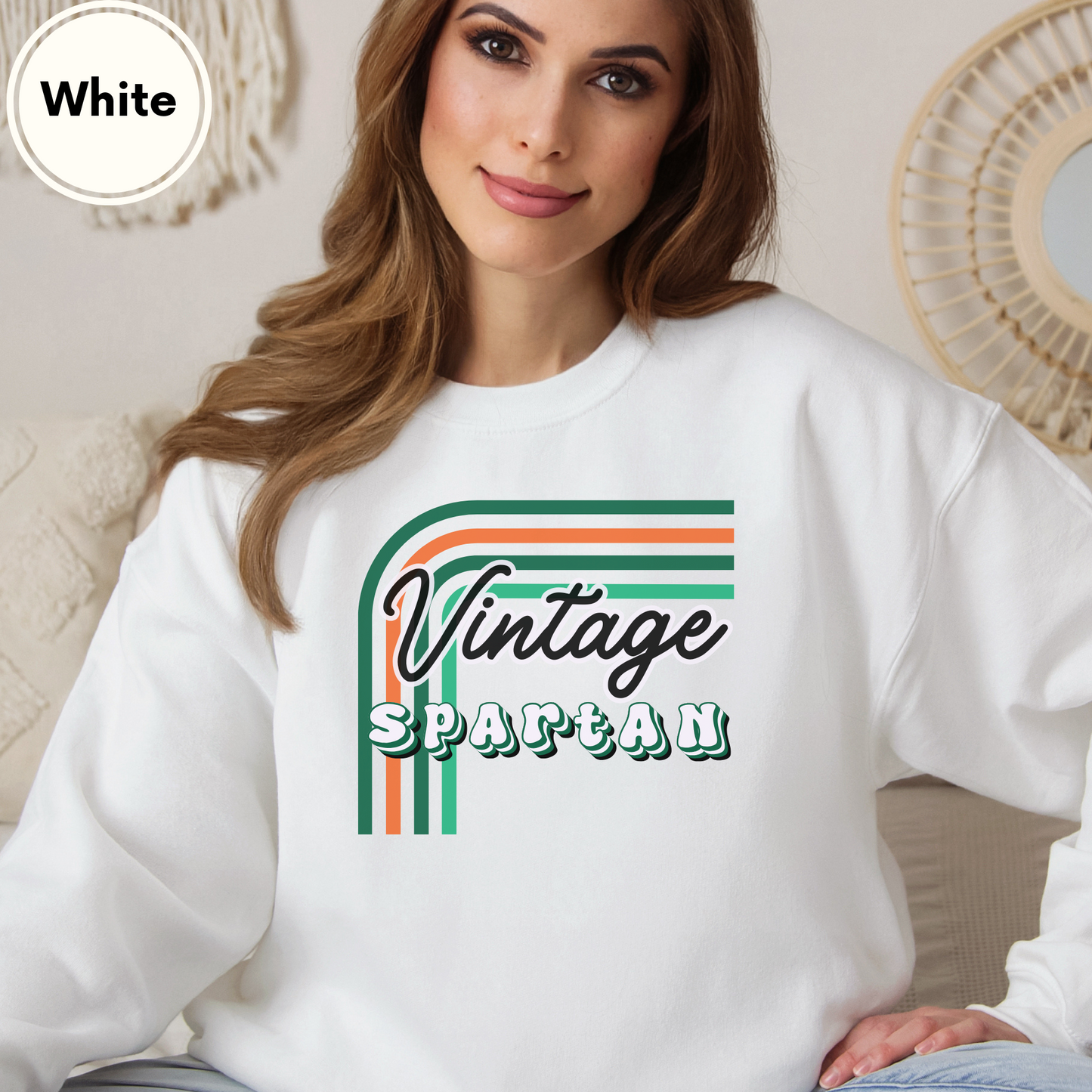 Spartan Vintage Long Sleeve Sweatshirt