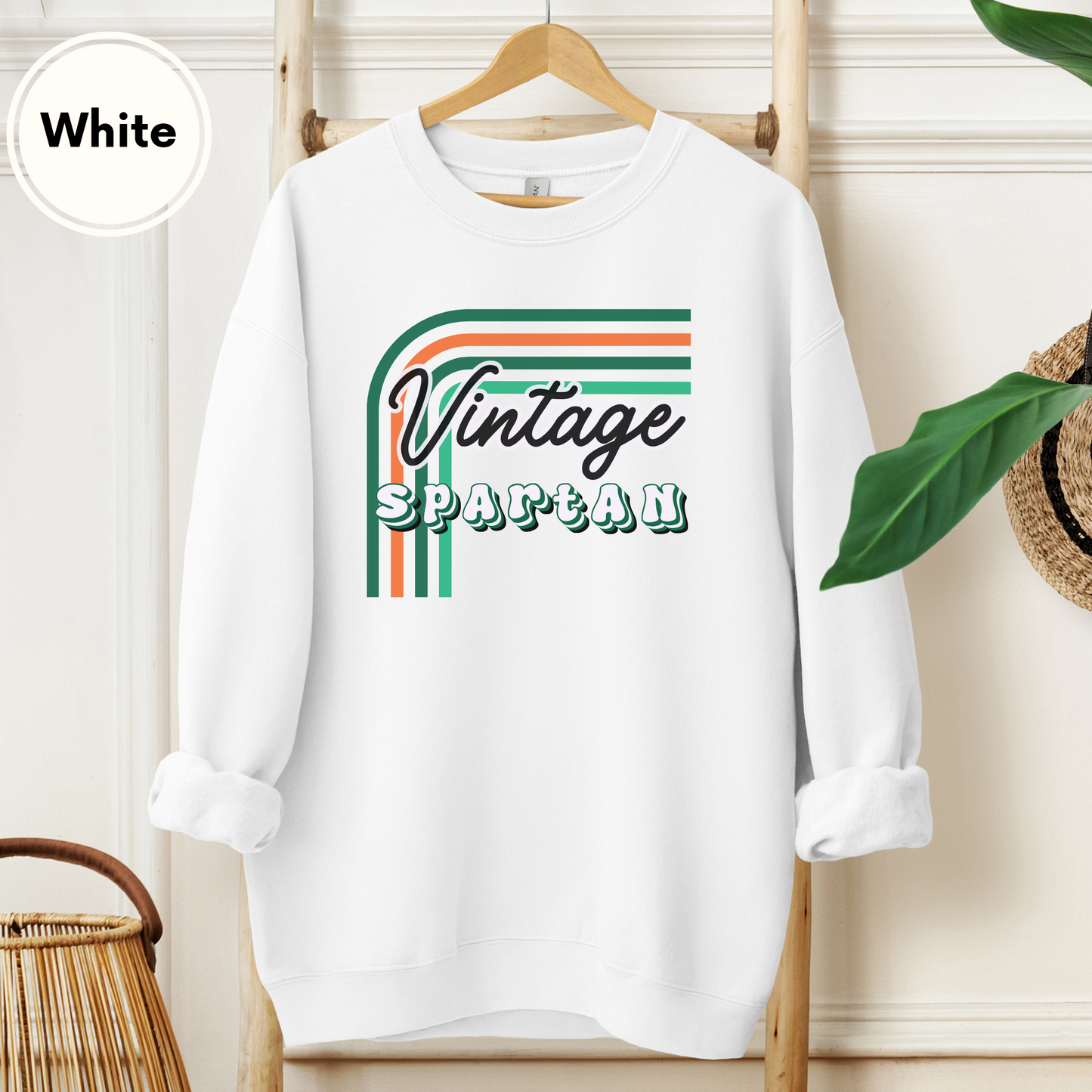 Spartan Vintage Long Sleeve Sweatshirt