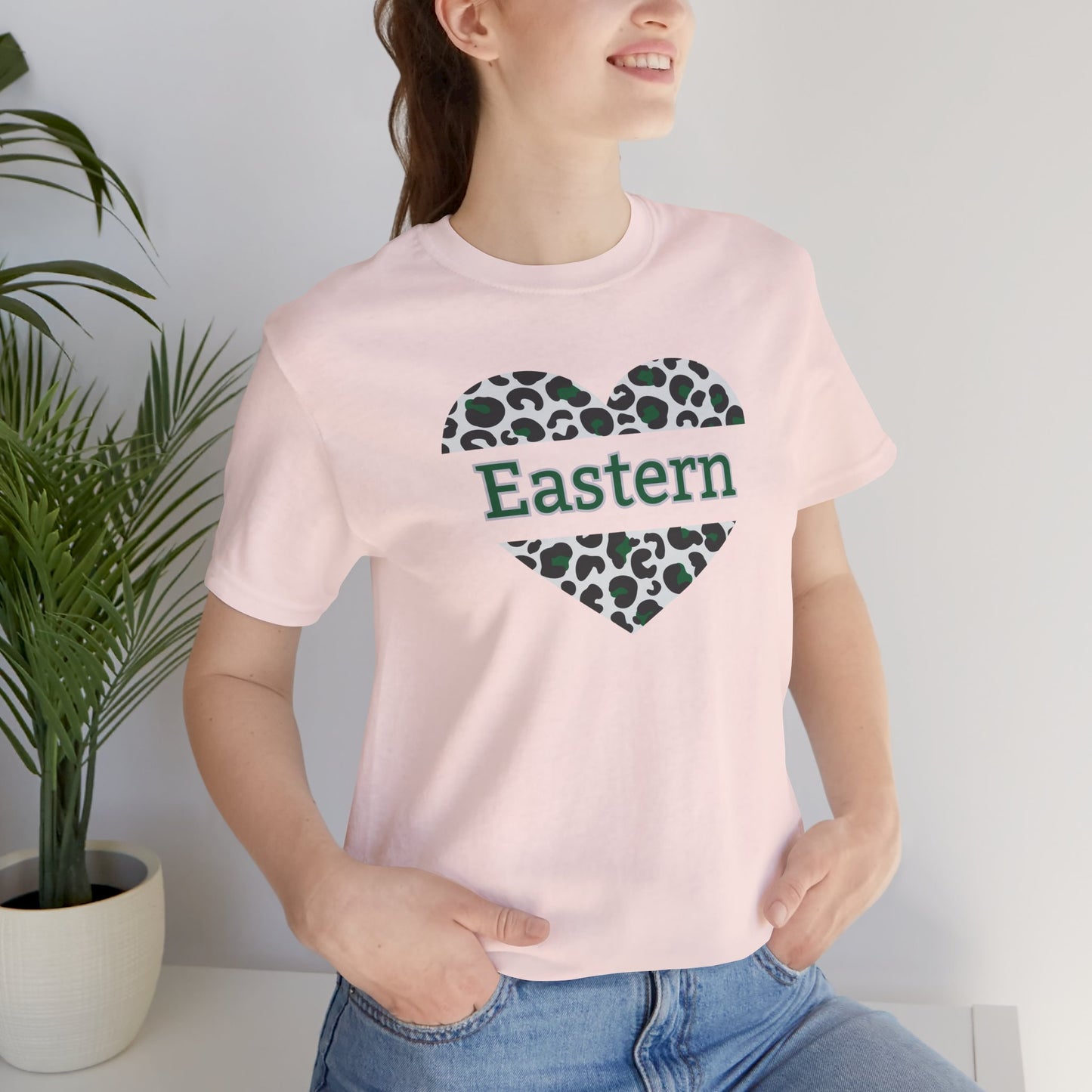 Eastern Michigan Cheetah Print Tshirt