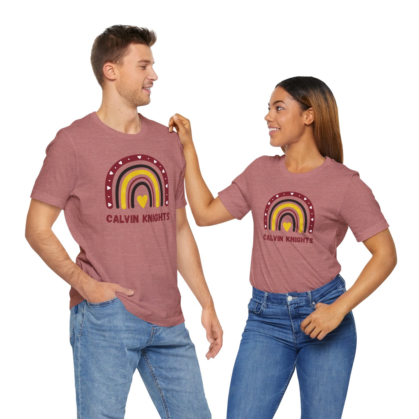 Calvin College Knights Rainbow Tshirt