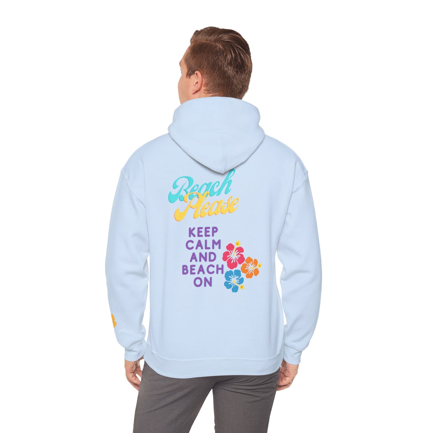 Beach Please Unisex Heavy Blend Hooded Sweatshirt