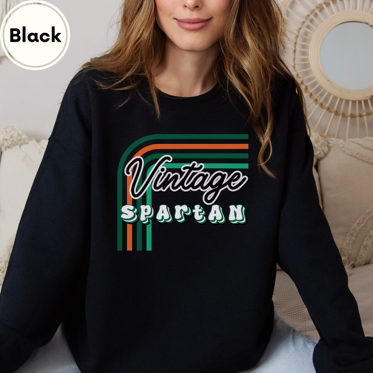 Spartan Vintage Long Sleeve Sweatshirt