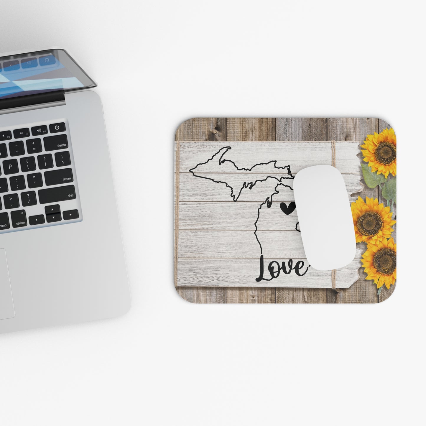 Sunflower Michigan Mouse Pad