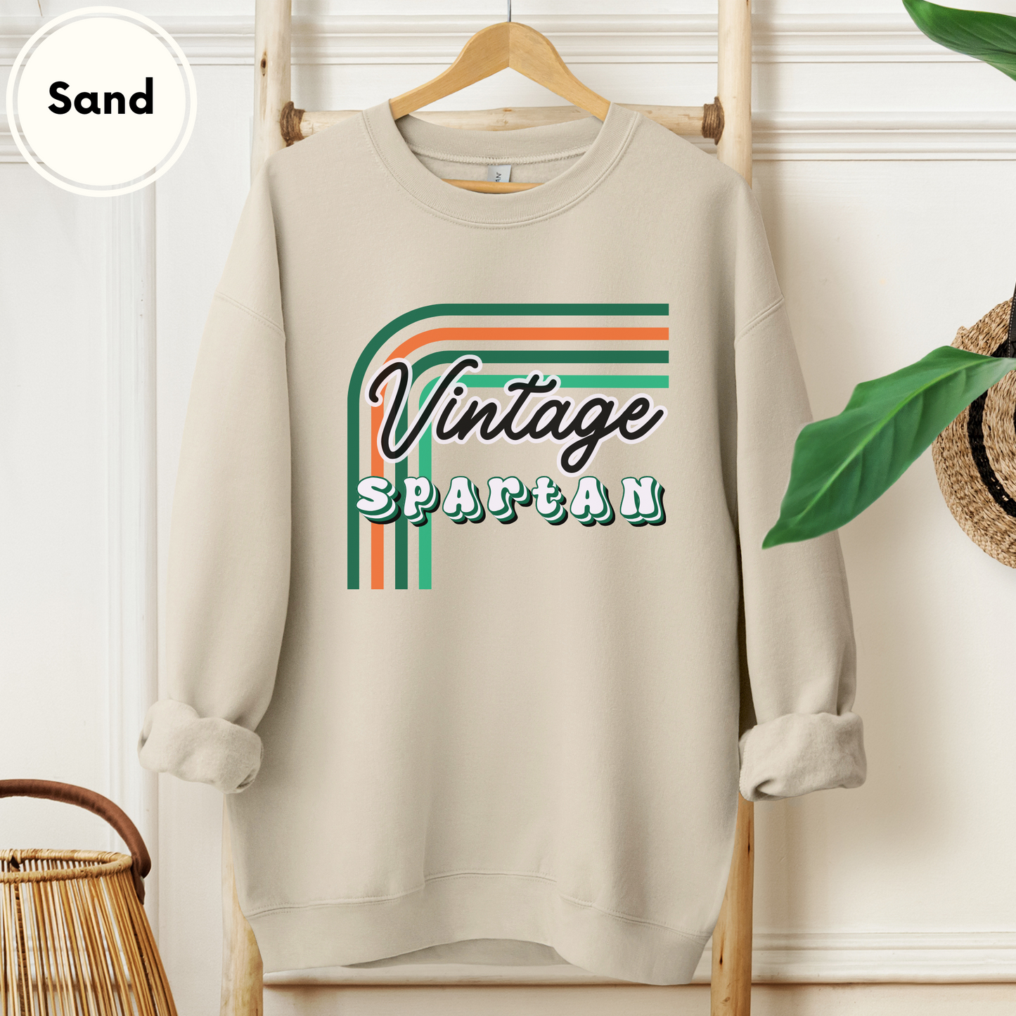 Spartan Vintage Long Sleeve Sweatshirt