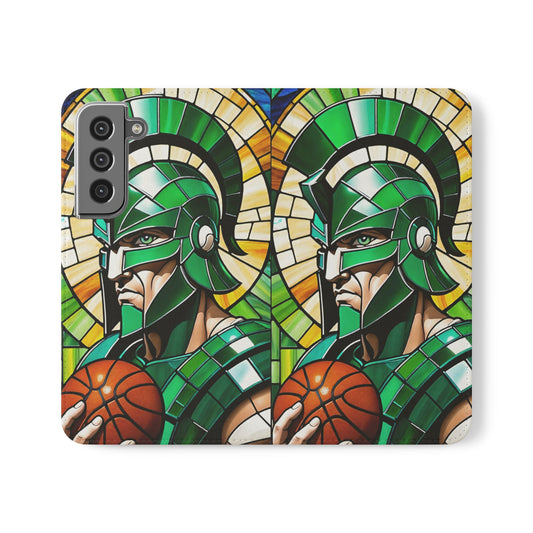 Spartan Basketball Flip Cases for Iphones and Samsung Galaxy Phones