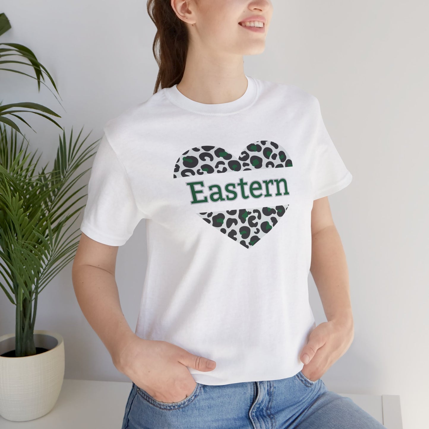 Eastern Michigan Cheetah Print Tshirt