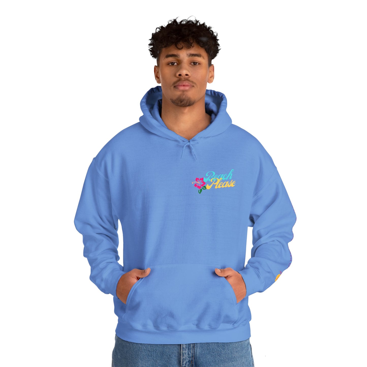 Beach Please Unisex Heavy Blend Hooded Sweatshirt