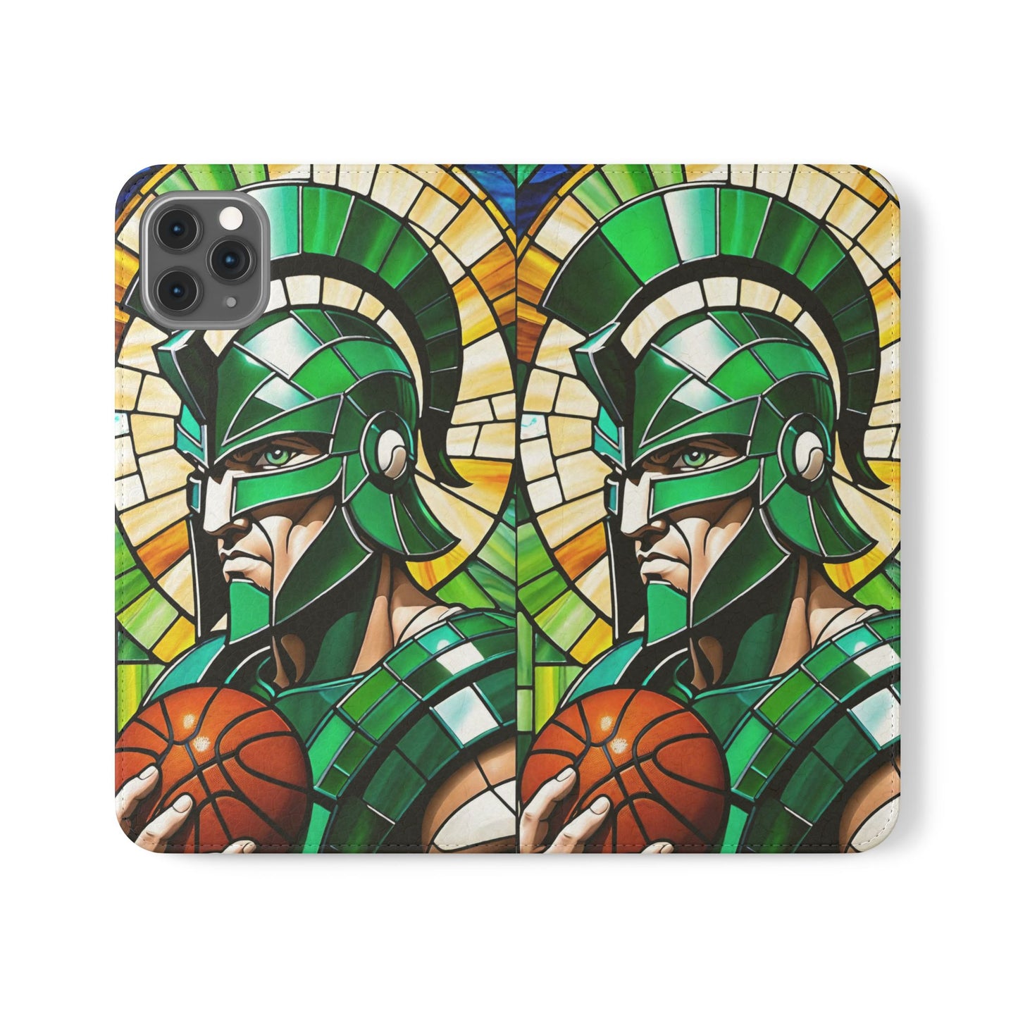 Spartan Basketball Flip Cases for Iphones and Samsung Galaxy Phones