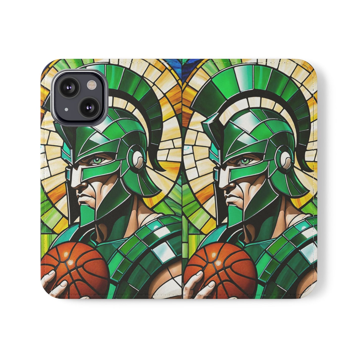 Spartan Basketball Flip Cases for Iphones and Samsung Galaxy Phones