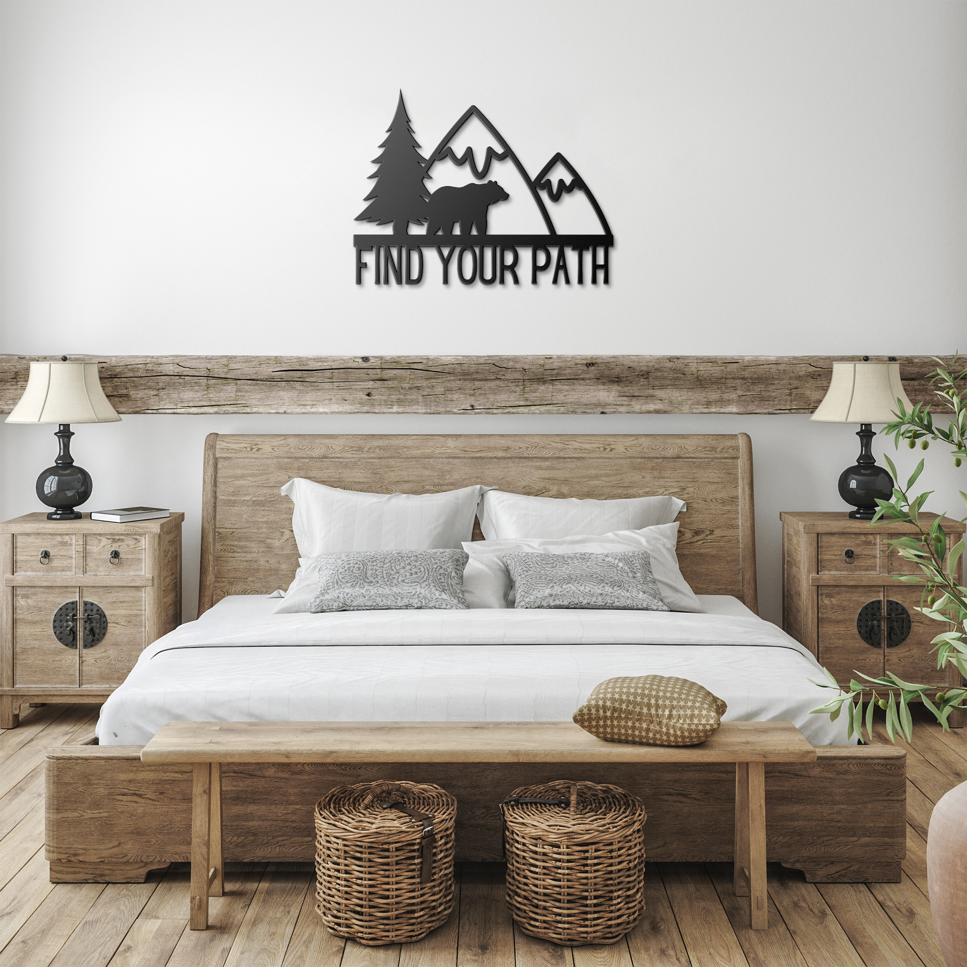 Find_Your_Path_Bear_Mountain_Metal_Sign_Black_Farmhouse_Bedroom_Mockup.png