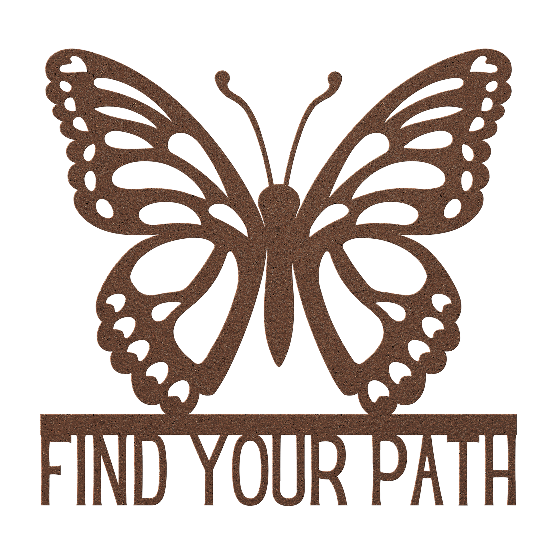 Find_Your_Path_Butterfly_Metal_Sign_Copper_Transparent_Mockup.png