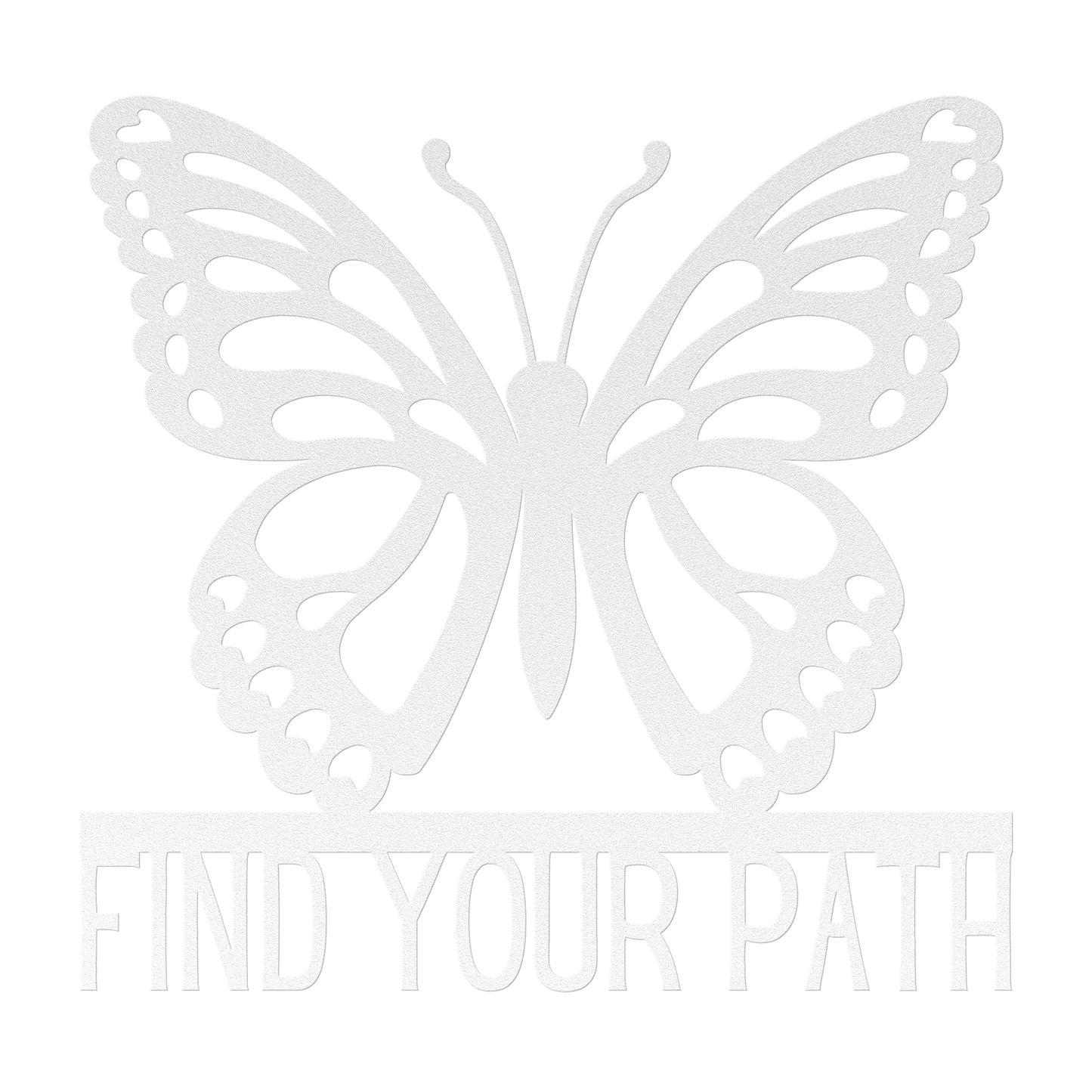 Find_Your_Path_Butterfly_Metal_Sign_White_Transparent_Mockup.png