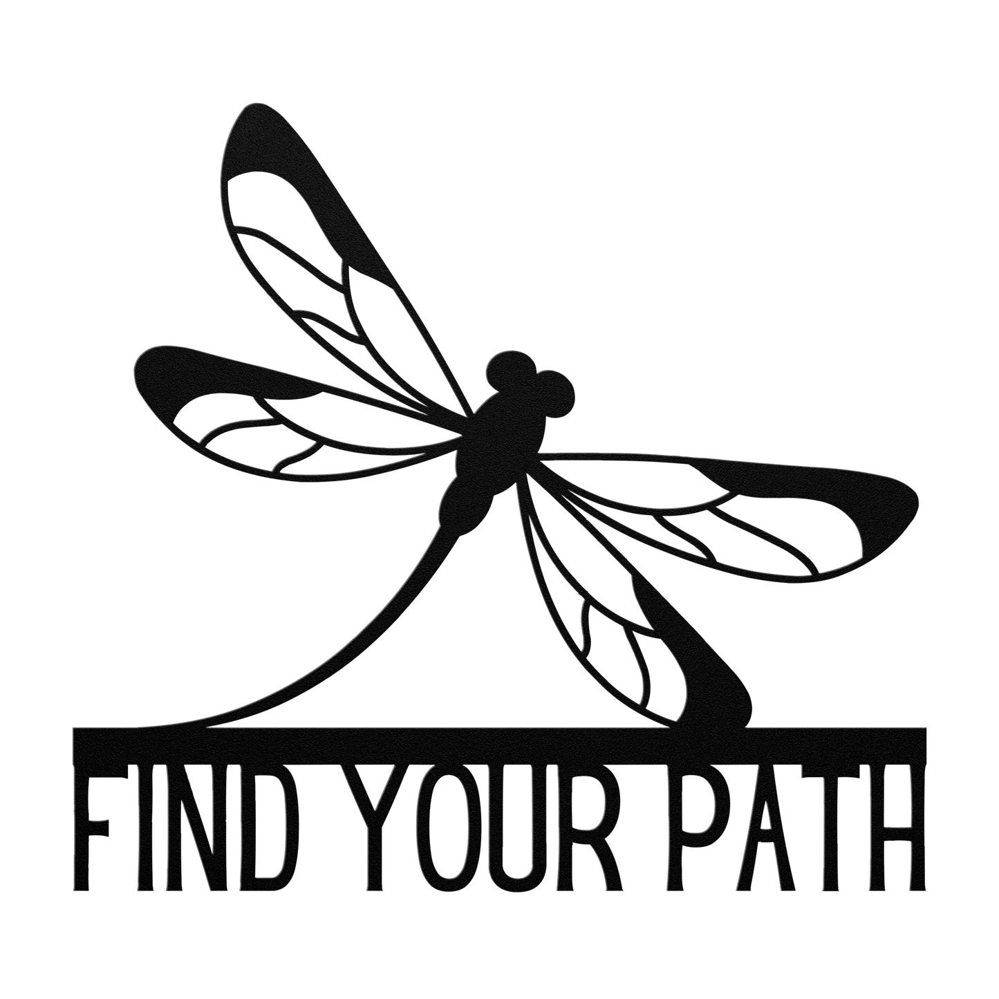 Find_Your_Path_Dragonfly_Metal_Sign_Black_Transparent_Mockup.png