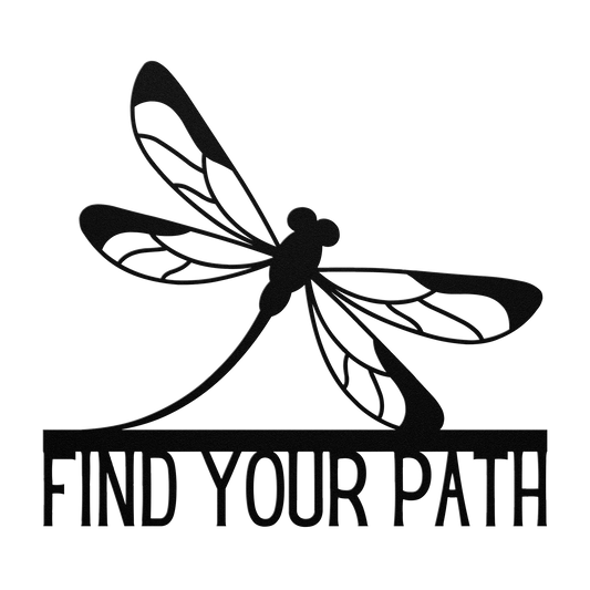 Find_Your_Path_Dragonfly_Metal_Sign_Black_Transparent_Mockup.png