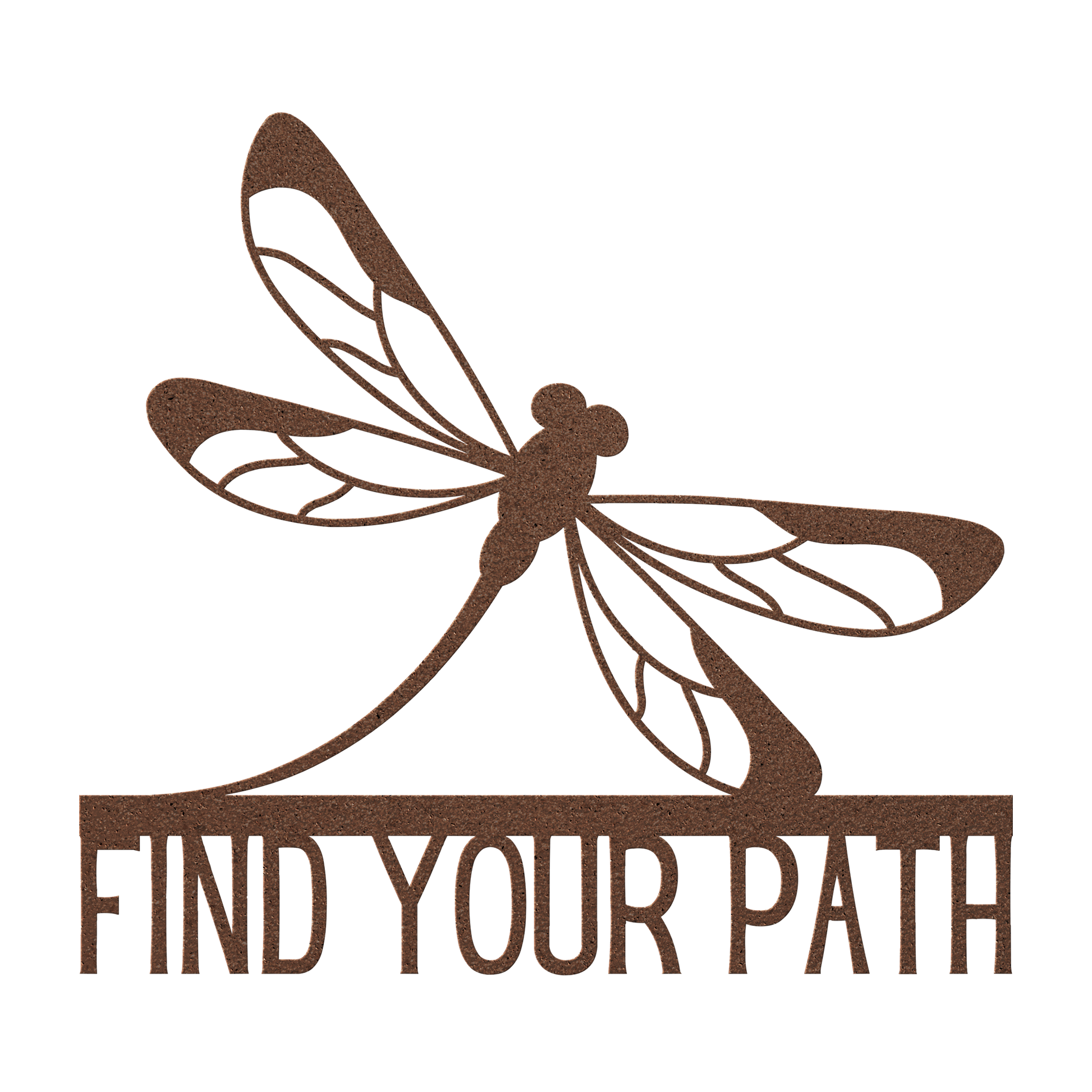 Find_Your_Path_Dragonfly_Metal_Sign_Copper_Transparent_Mockup.png