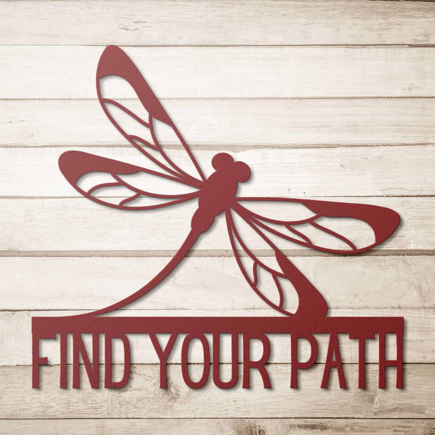 Find_Your_Path_Dragonfly_Metal_Sign_Red_Simple_Wood_BKGD_Mockup.png