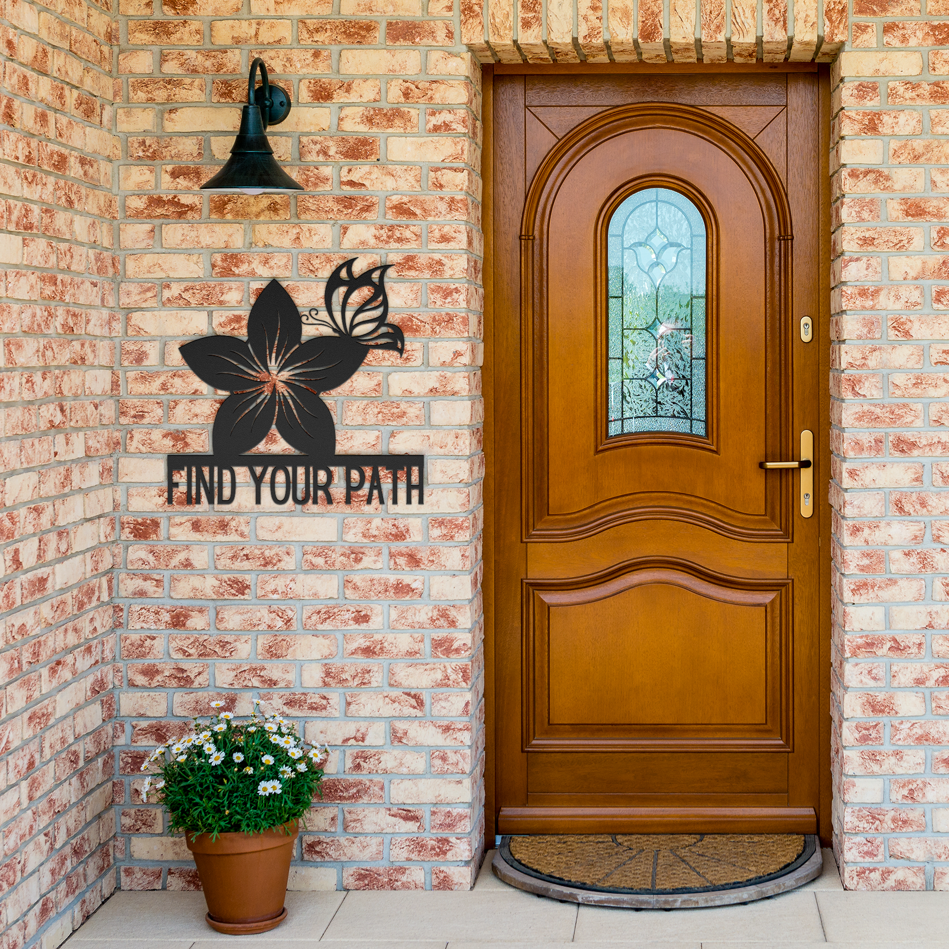 Find_Your_Path_Flower_Butterfly_Metal_Si_Black_Brick_Entrance_Mockup.png