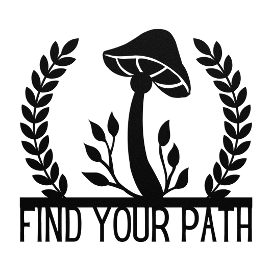 Find_Your_Path_Mushroom_Metal_Sign_Black_Transparent_Mockup.png